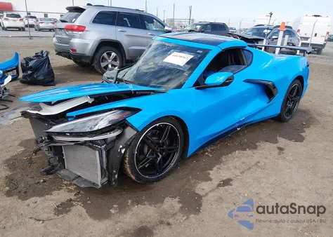 2021 Chevrolet Corvette Stingray Rwd 1Lt z USA, uszkodzony, nr VIN 1G1YA2D42M5125074